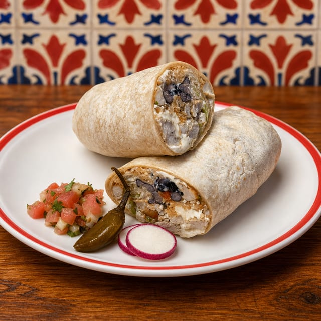 Pollo a la Parrilla Burrito.