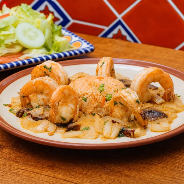 Camarones al Ajillo (Grilled Garlic Shrimp).