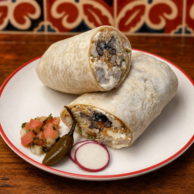 Picadillo Burrito.
