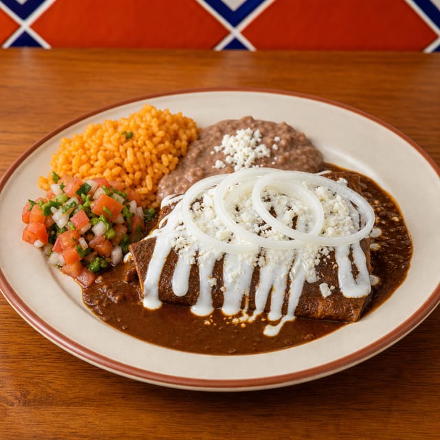 Enchiladas de Mole.