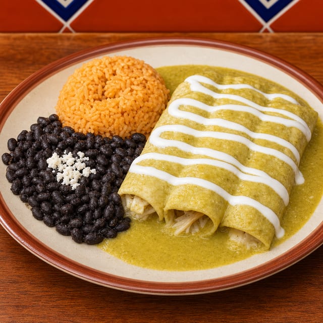 Enchiladas Suizas.