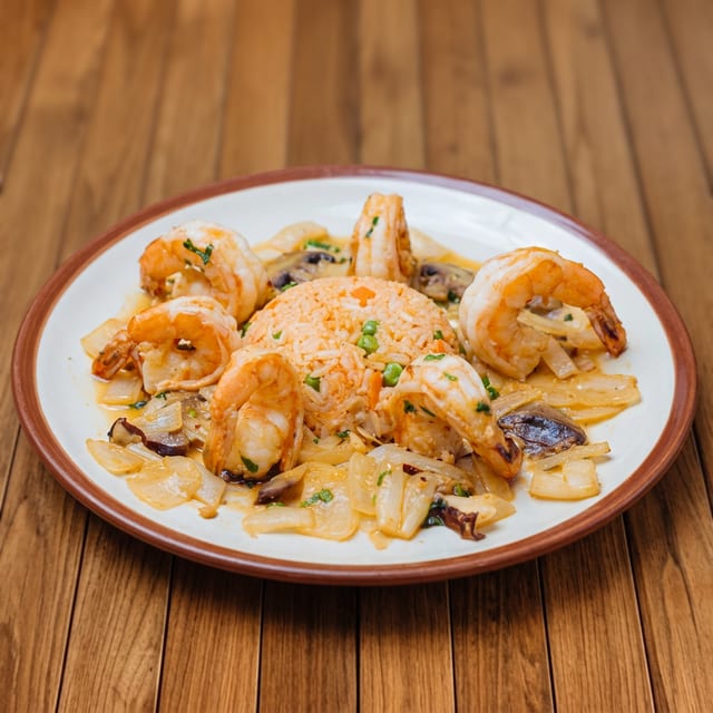 Camarones al Ajillo (Grilled Garlic Shrimp).