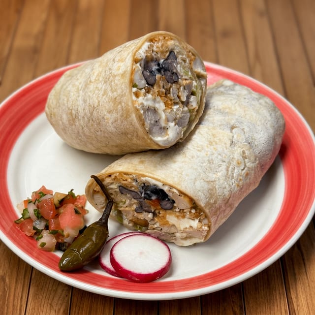 Picadillo Burrito.
