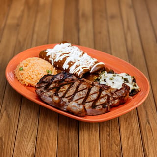 Carne a la Tampiqueña (Ribeye Steak Tampiquena Style)