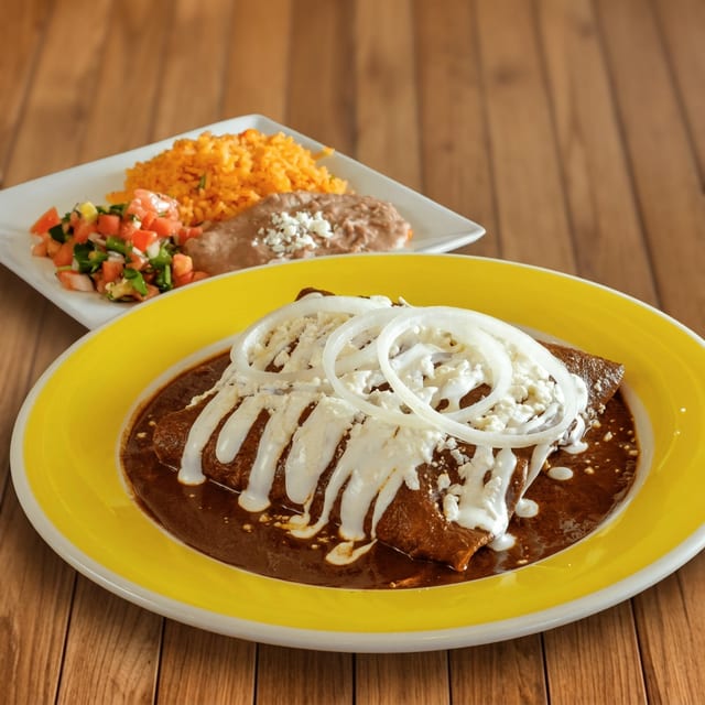 Enchiladas de Mole.