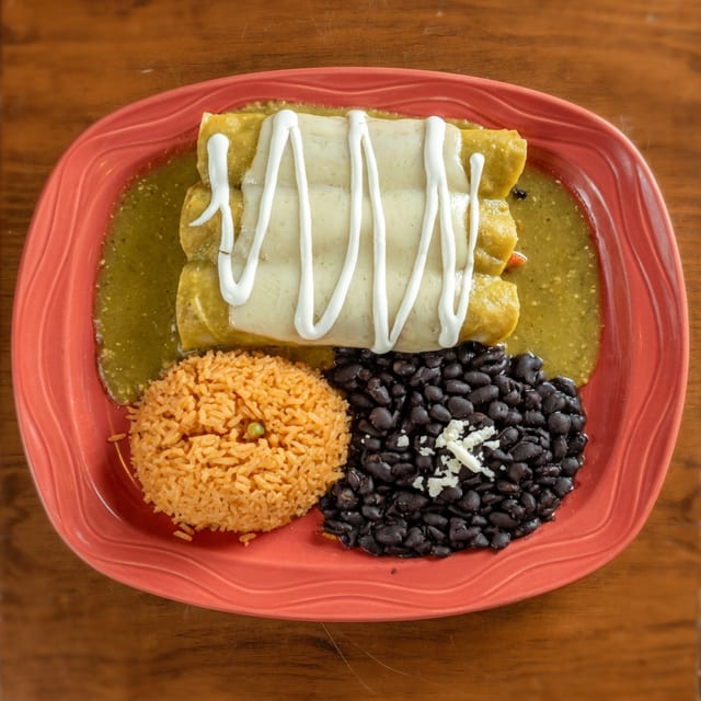 Enchiladas Suizas.